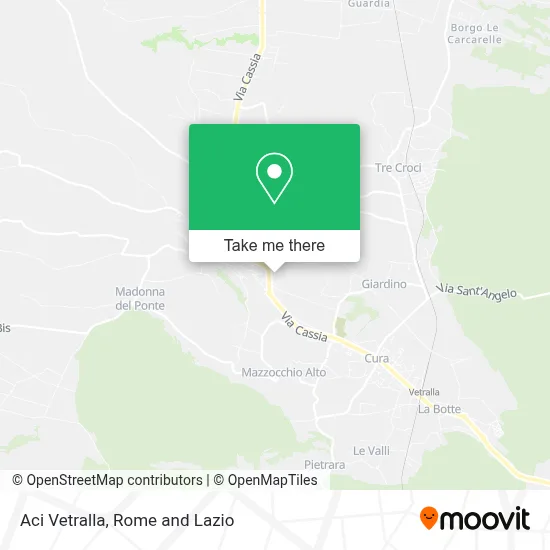Aci Vetralla map