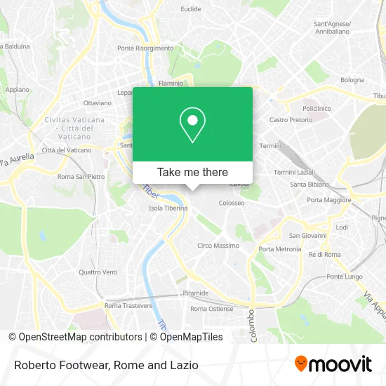 Roberto Footwear map