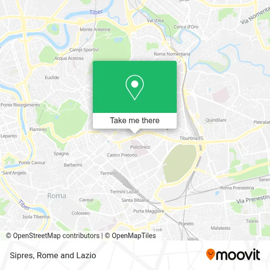 Sipres map