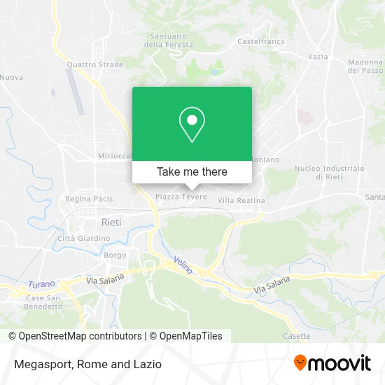 Megasport map