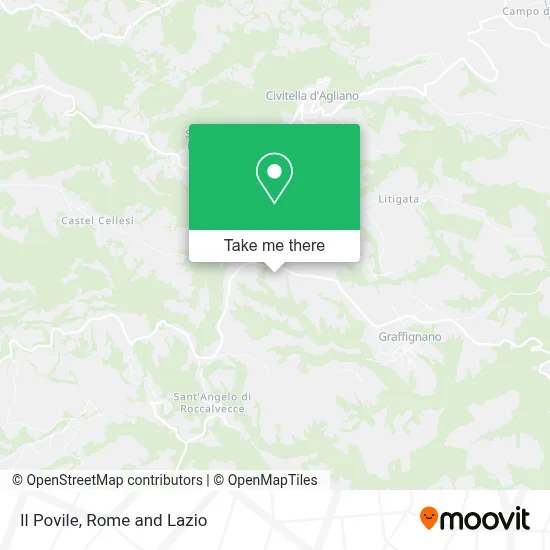 Il Povile map