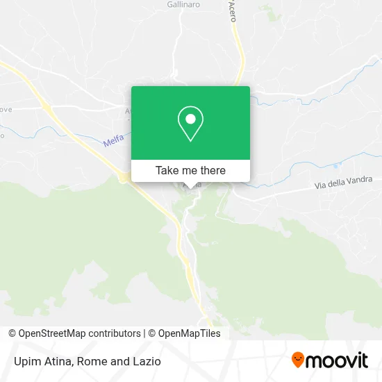 Upim Atina map
