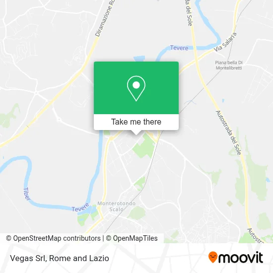 Vegas Srl map