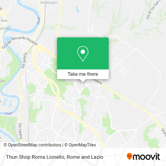 Thun Shop Roma Lionello map