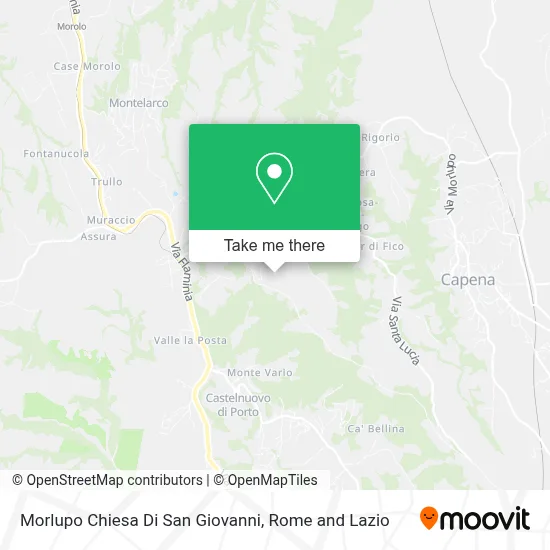 Morlupo Chiesa Di San Giovanni map