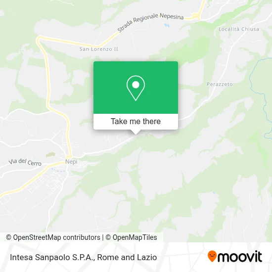 Intesa Sanpaolo S.P.A. map