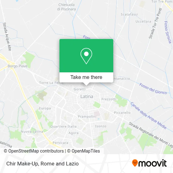 Chir Make-Up map