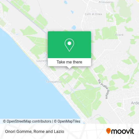 Onori Gomme map