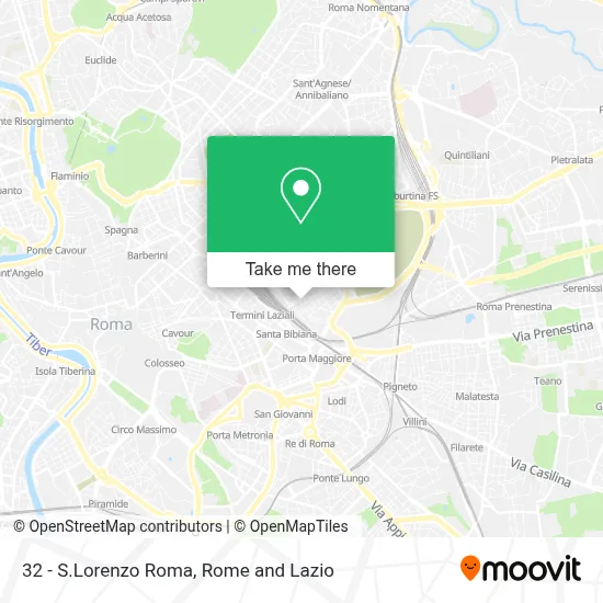 32 - S.Lorenzo Roma map