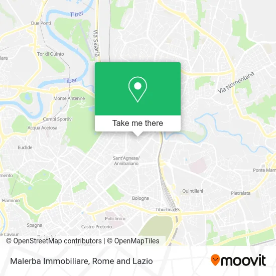 Malerba Immobiliare map