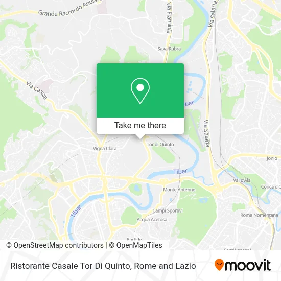 Ristorante Casale Tor Di Quinto map