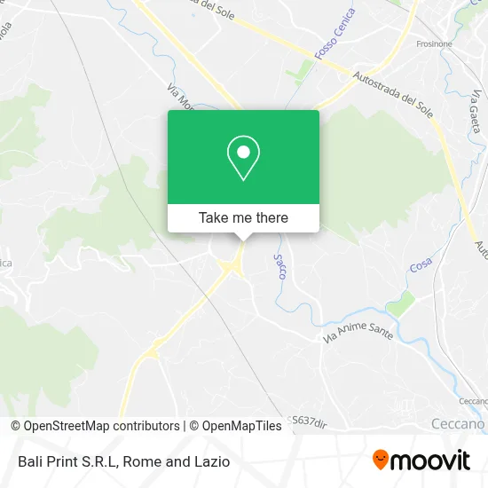 Bali Print S.R.L map