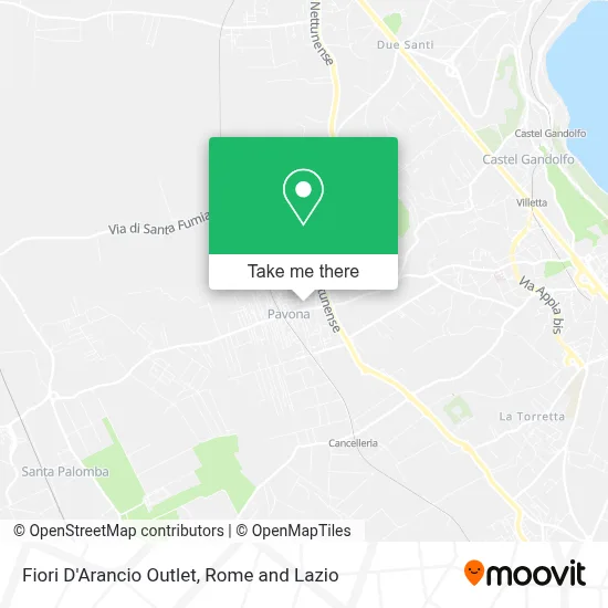 Fiori D'Arancio Outlet map