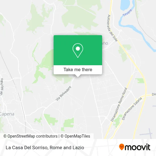 La Casa Del Sorriso map