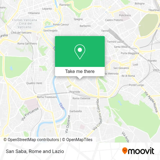 San Saba map