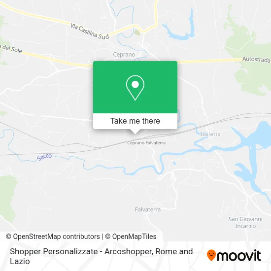 Shopper Personalizzate - Arcoshopper map