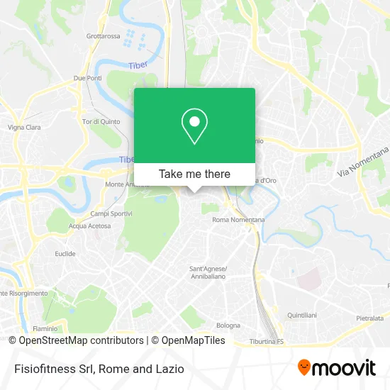 Fisiofitness Srl map