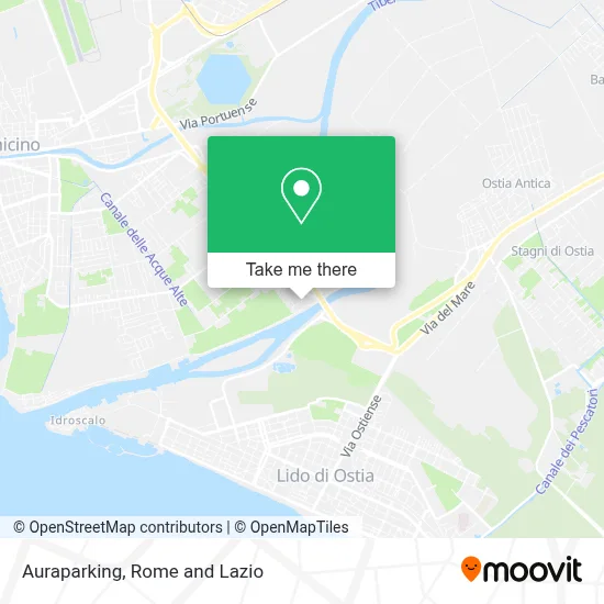 Auraparking map