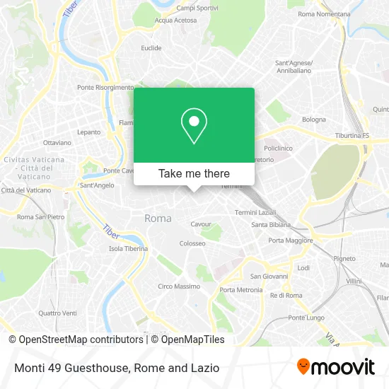 Monti 49 Guesthouse map