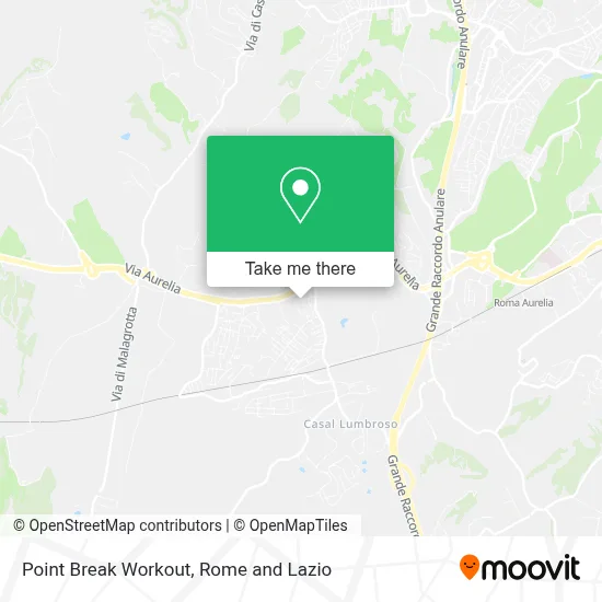 Point Break Workout map
