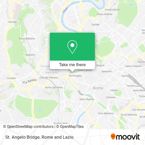 St. Angelo Bridge map