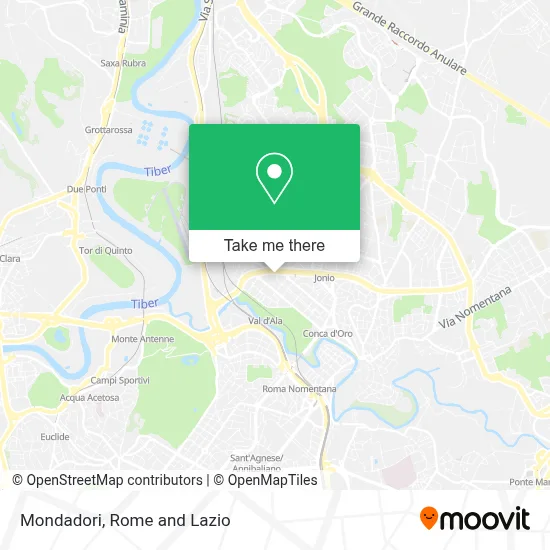 Mondadori map