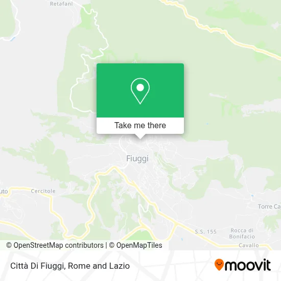 Città Di Fiuggi map
