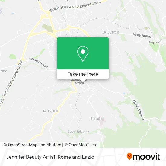 Jennifer Beauty Artist map