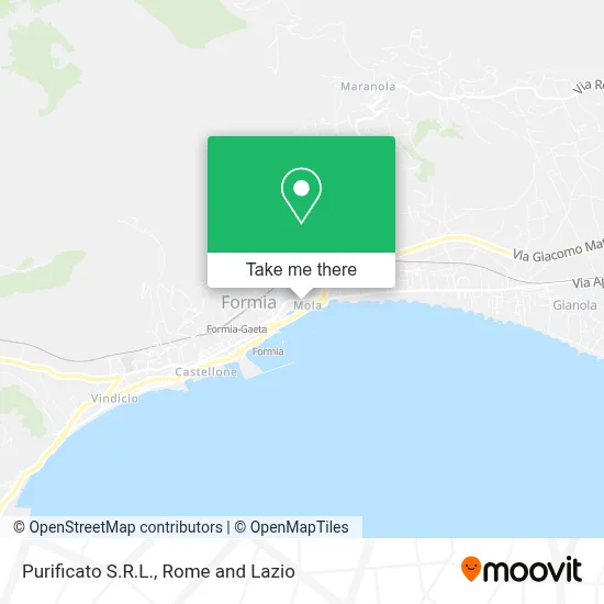 Purificato S.R.L. map