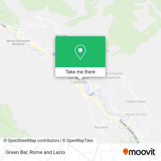 Green Bar map