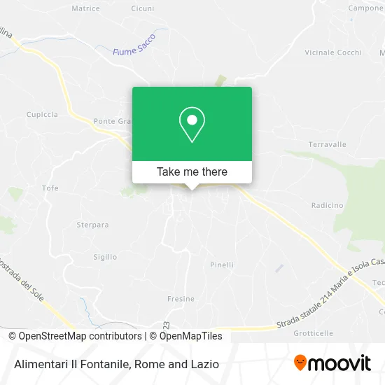 Alimentari Il Fontanile map