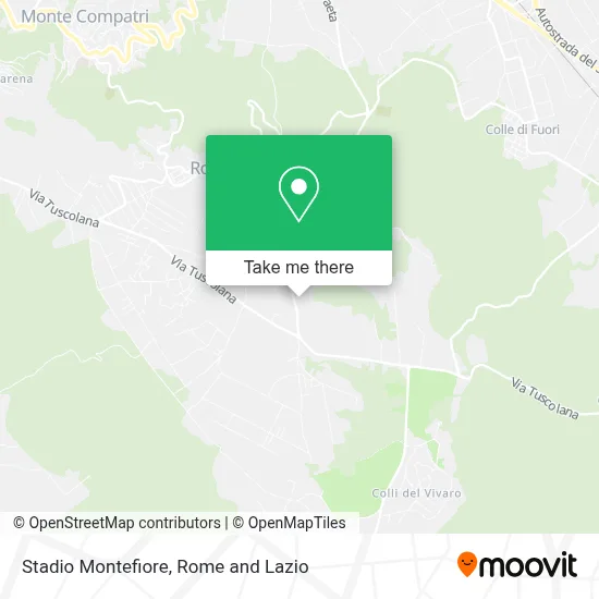 Stadio Montefiore map