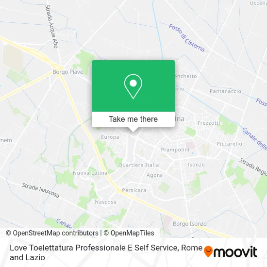 Love Toelettatura Professionale E Self Service map