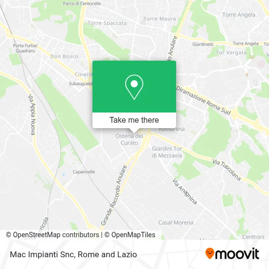 Mac Impianti Snc map