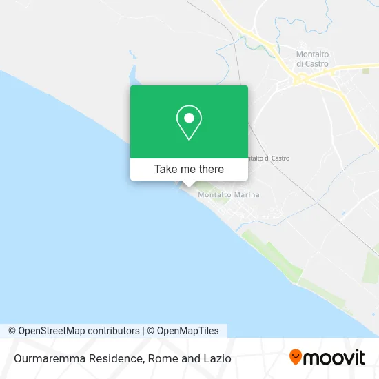 Ourmaremma Residence map