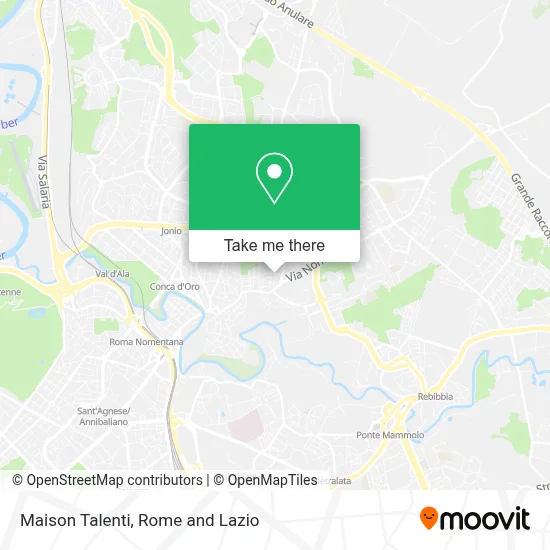 Maison Talenti map