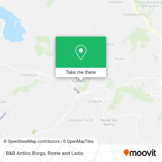 B&B Antico Borgo map