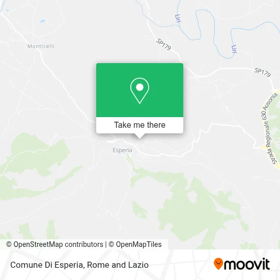 Comune Di Esperia map