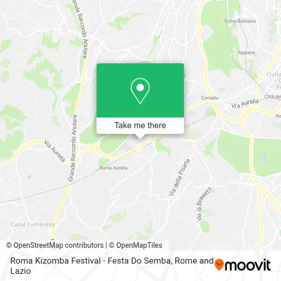 Roma Kizomba Festival - Festa Do Semba map