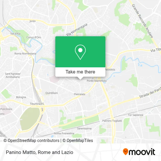 Panino Matto map