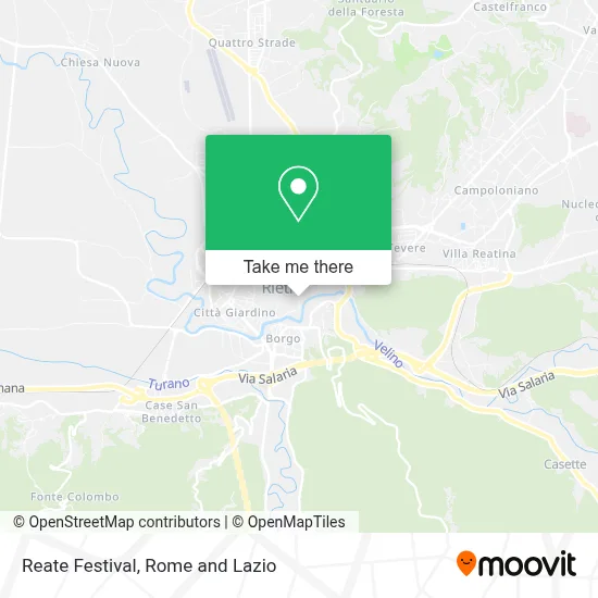 Reate Festival map