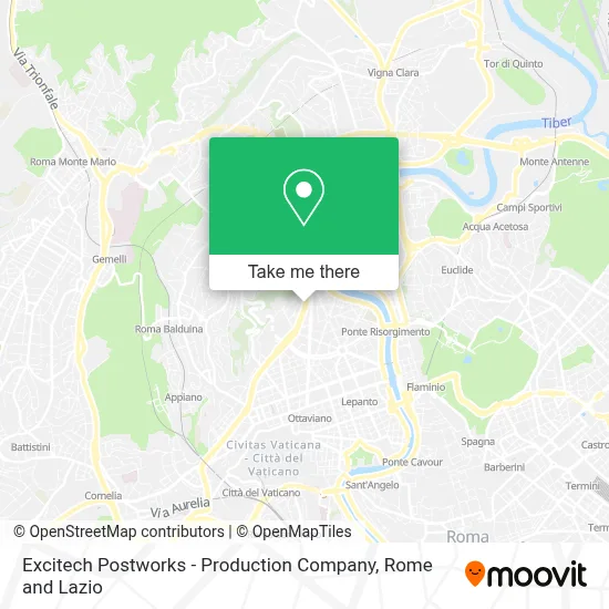 Excitech Postworks - Production Company map