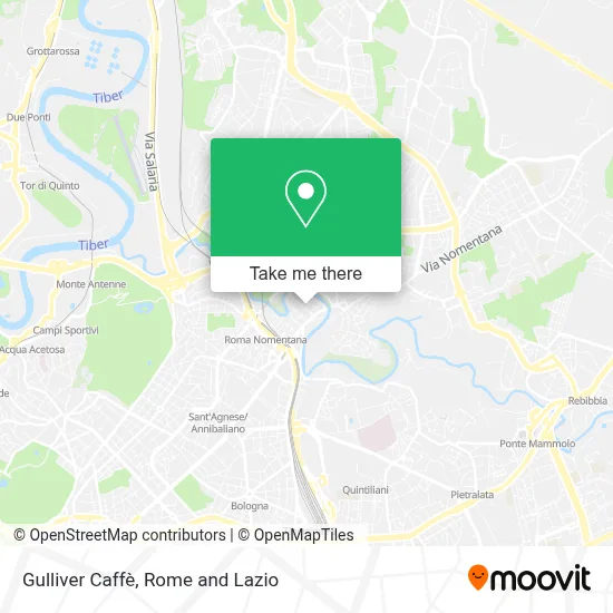 Gulliver Caffè map