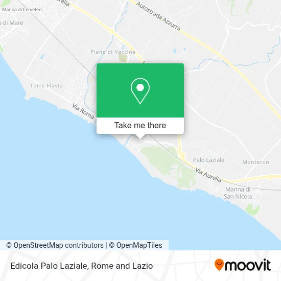 Edicola Palo Laziale map