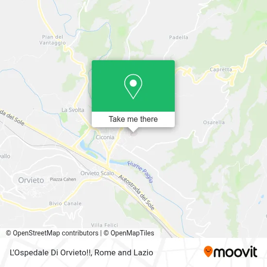 L'Ospedale Di Orvieto!! map