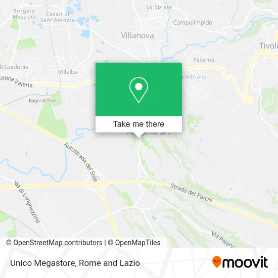 Unico Megastore map