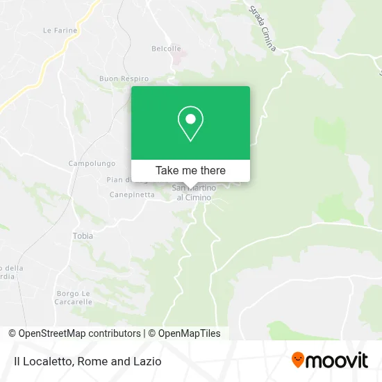 Il Localetto map