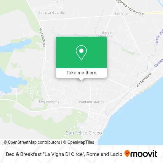 Bed & Breakfast "La Vigna Di Circe" map