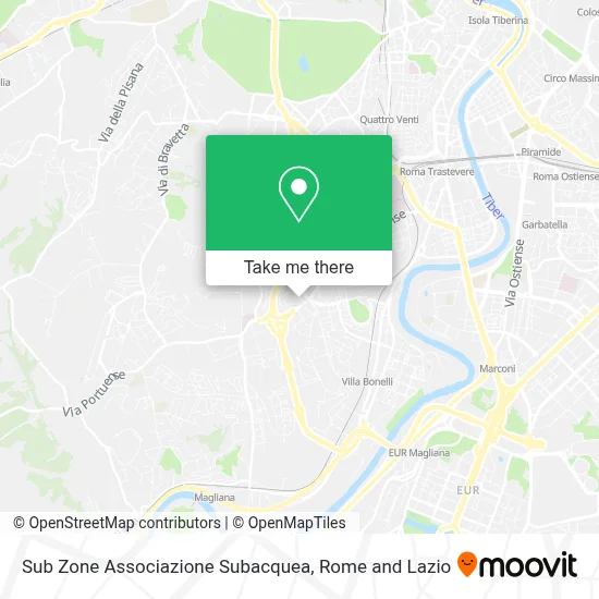 Sub Zone Associazione Subacquea map