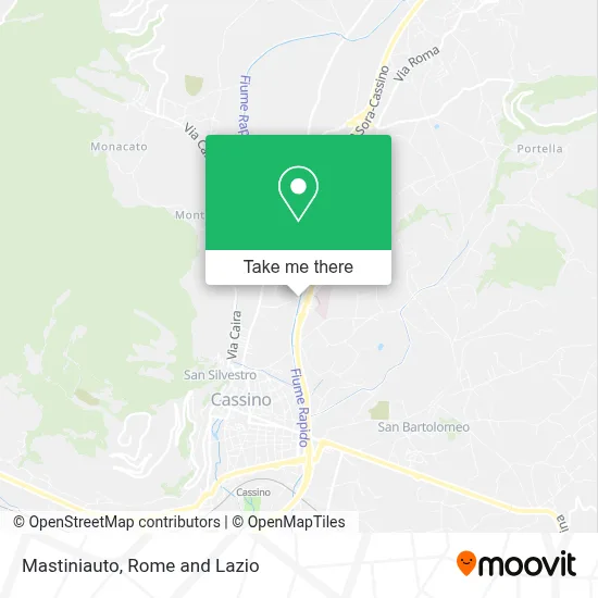 Mastiniauto map